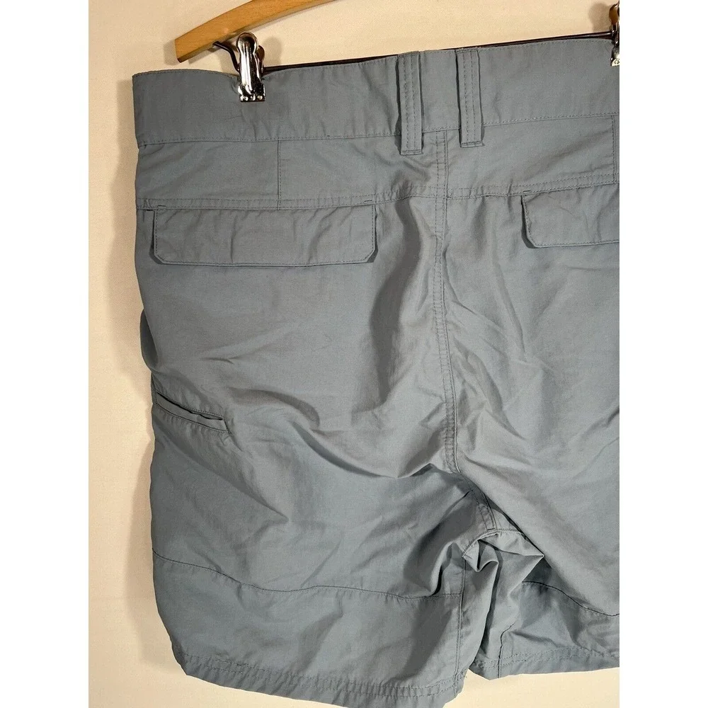 Huk Fishing Shorts Mens 2XL Blue Performance Flat Front Outdoor Angler